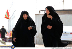 شور و حال زائران حسینی در آستانه اربعین