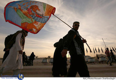 شور و حال زائران حسینی در آستانه اربعین