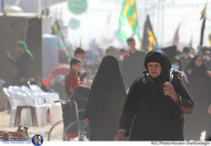 شور و حال زائران حسینی در آستانه اربعین