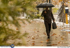 بارش برف پاییزی در تهران