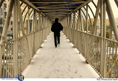 بارش برف پاییزی در تهران