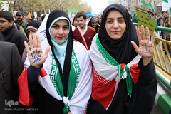 راهپیمایی یوم الله ۲۲ بهمن در تهران -3