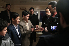 پشت صحنه برنامه تلویزیونی «اسرا»