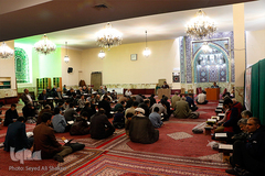 جلسه قرآن مسجد حجت ابن الحسن سهروردی
