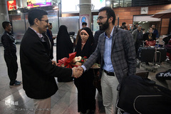 بازگشت زهرا قربانی، نماینده کشورمان در دوازدهمین دوره مسابقات بین المللی قرآن بانوان اردن به میهن اسلامی