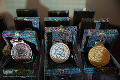 نشان های نفرات برتر پنجمین دوره مسابقات بین المللی قرآن دانش آموزان جهان اسلام  