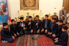 جمع پرشور قاریان قرآن در میلاد قمر بنی‌هاشم(ع)