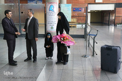 بازگشت علی فیضی، نماینده ایران در بیست و یکمین دوره مسابقات بین‌المللی قرآن کشور امارات به میهن اسلامی