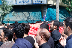 تشییع امیرحسین زمان