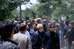 تشییع امیرحسین زمان