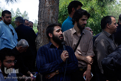 تشییع امیرحسین زمان