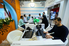 غرفه ایکنا در دومین روز نمایشگاه مطبوعات