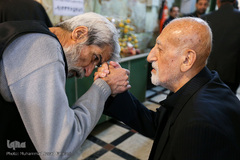 مراسم ترحیم همسر مرحومه استاد مظاهری