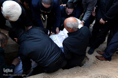 مراسم تشییع پیکر خادم القرآن سیدمهدی فاطمیان