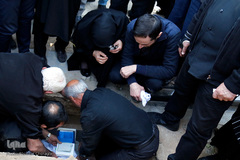 مراسم تشییع پیکر خادم القرآن سیدمهدی فاطمیان