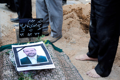 مراسم تشییع پیکر خادم القرآن سیدمهدی فاطمیان