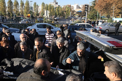 مراسم تشییع پیکر مرحوم استاد حبیب الله چایچیان(حسان)