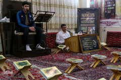 آخرین جلسه قرآئت قرآن استاد پویا در سال ۹۶