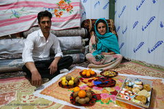 آغاز سال نو در مناطق زلزله زده کرمانشاه
