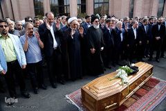 مراسم تشییع پیکر داریوش شایگان

