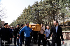 مراسم تشییع پیکر داریوش شایگان

