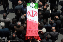 مراسم تشییع پیکر مرحوم حجت الاسلام «احمد احمدی» عضو  فقید شورای عالی انقلاب فرهنگی