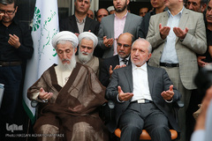 مراسم تشییع پیکر مرحوم حجت الاسلام «احمد احمدی» عضو  فقید شورای عالی انقلاب فرهنگی