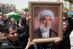 مراسم تشییع پیکر مرحوم حجت الاسلام «احمد احمدی» عضو  فقید شورای عالی انقلاب فرهنگی