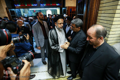 محمود علوی در مراسم یادبود حجت الاسلام احمد احمدی