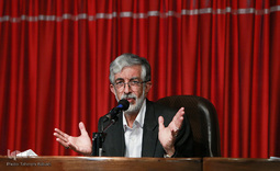 غلامعلی حداد عادل رئیس فرهنگستان زبان و ادب فارسی