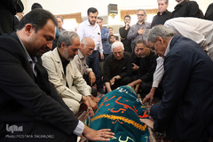 مراسم تشییع پیکر خادم القرآن مرحوم «غفور آقازاده سلطانی» بنیان‌گذار دارتحفیظ القرآن الکریم