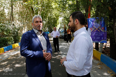 محمود مظفر در اختتامیه مسابقات قرآن پسران دانش‌آموز