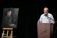 احمد مسجد جامعی در رونمایی «محمدامین» در ایوان شمس
