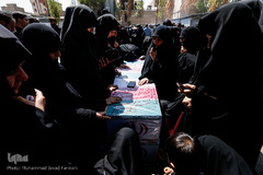 تشییع پیکر ۱۳۵ شهید گمنام دفاع مقدس