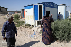 سرویس های موقت بهداشتی در مناطق زلزله زده شهرستان سرپل ذهاب، ۱۰ماه پس از زلزله