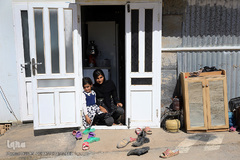 کودکان روستای  زلزله زده گنجور