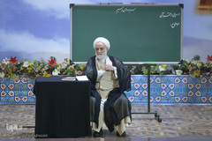 حجت‌الاسلام محسن قرائتی در افتتاحیه دوره جدید مسابقات درس‌هایی از قرآن
