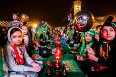 بزرگترین سفره حضرت رقیه (س) در میدان امام حسین (ع)