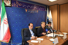 نشست خبری دانشگاه هنرهای اسلامی - ایرانی استاد فرشچیان