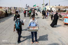 زائران کربلا در شلمچه