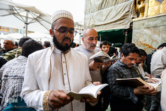 حرم حضرت علی(ع) میعادگاه راهپیمایان اربعین حسینی