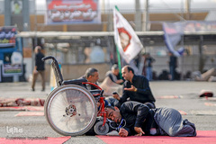 مرز چذابه و شلمچه در آستانه اربعین حسینی