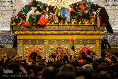 عرض ارادت دسته‌های عزاداری موکب‌ها در شب اربعین