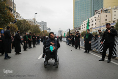 مراسم اربعین حسینی در جوار حرم مطهر رضوی