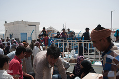 با ادامه جنگ، صدها هزار نفر در دیرالزور آواره شده‌اند و بسیاری هنوز در کمپ‌های ابوخشب، هریشه و الحول یا در شهرک‌های غیر رسمی بدون هیچ کمکی زندگی می‌کنند.
