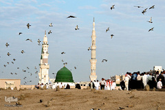 بارگاه قدسی پیامبر اکرم(ص) در مدینه منوره