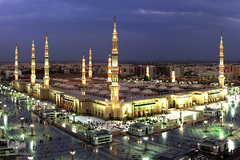 بارگاه قدسی پیامبر اکرم(ص) در مدینه منوره