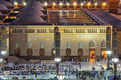 بارگاه قدسی پیامبر اکرم(ص) در مدینه منوره