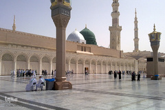 بارگاه قدسی پیامبر اکرم(ص) در مدینه منوره