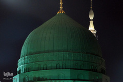 بارگاه قدسی پیامبر اکرم(ص) در مدینه منوره